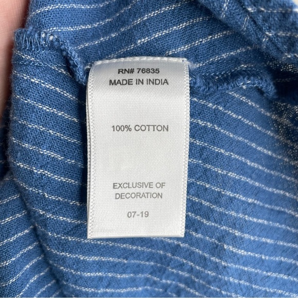 Mimi & Maggie Girls S 7/8 Floral Embroidered Dress Indigo Patchwork Collect - Picture 5 of 8